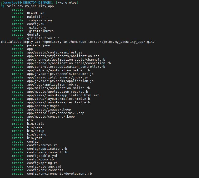 Criando a Aplicação